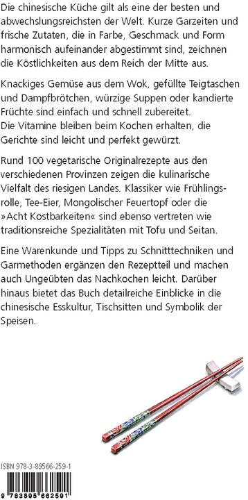 Actual product image Vegetarisch kochen - chinesisch (German, Kerstin Lautenbach-Hsu, 2009)