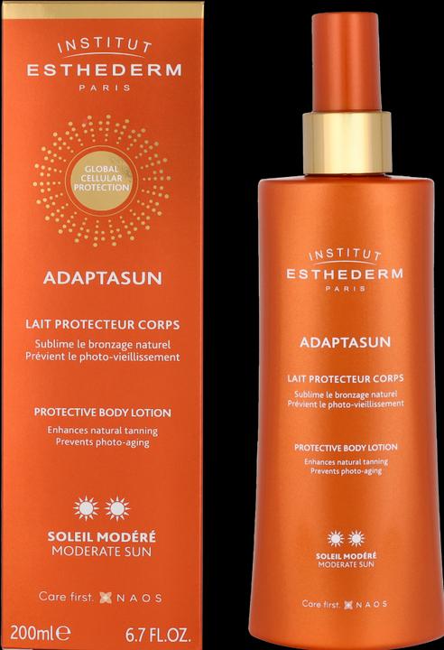 Produktbild Esthederm Lait pour le Corps Soleil Modéré (Sonnencreme Gesicht, Bis SPF 10, 200 ml)