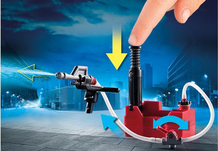 Immagine prodotto Playmobil Veicolo antincendio: scala a torre US (70935, Playmobil Città d'azione)