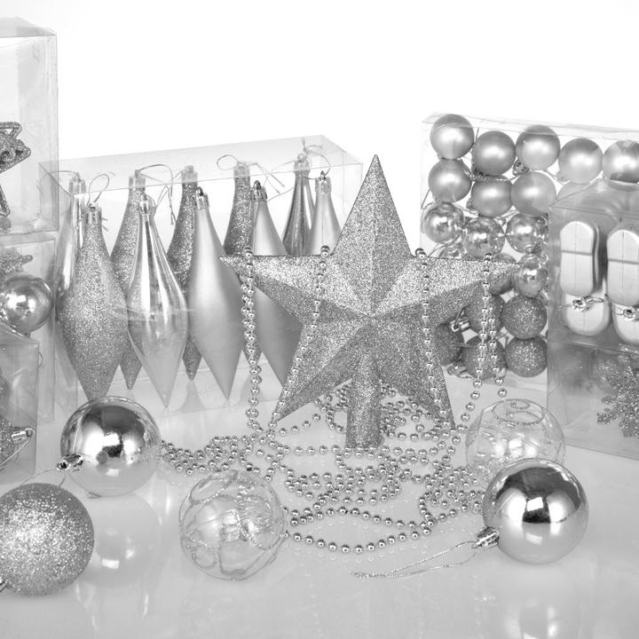 Produktbild Deuba Weihnachtsbaumkugeln (102 -teilig)