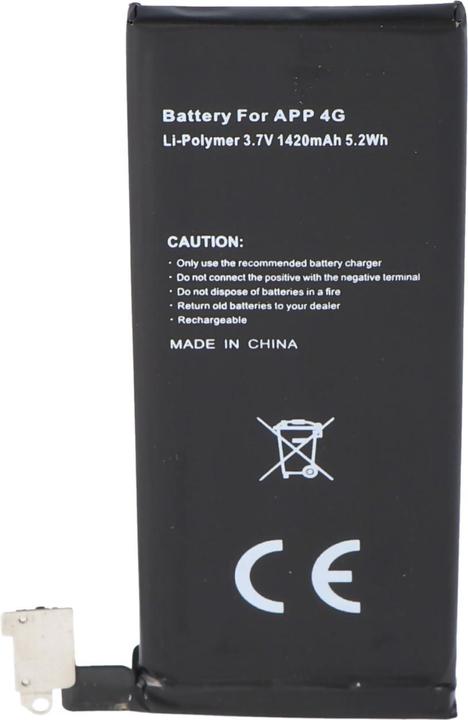Actual product image AccuCell Battery iPhone 4, 616-0520, 616-0521