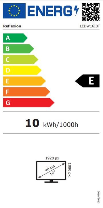 Energy Label Reflexion LEDW16iBT Smart LED TV 16" (16", LED)