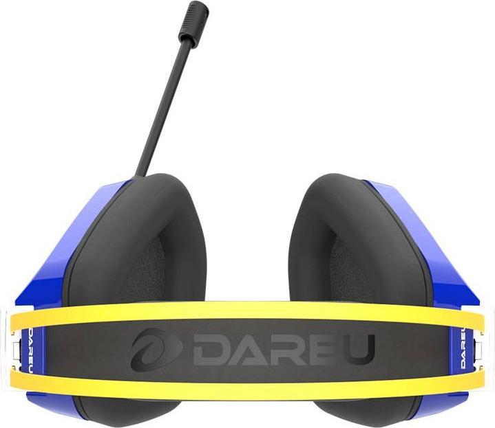 Actual product image Dareu Gaming headphones EH732 USB RGB (blue) (Cable)
