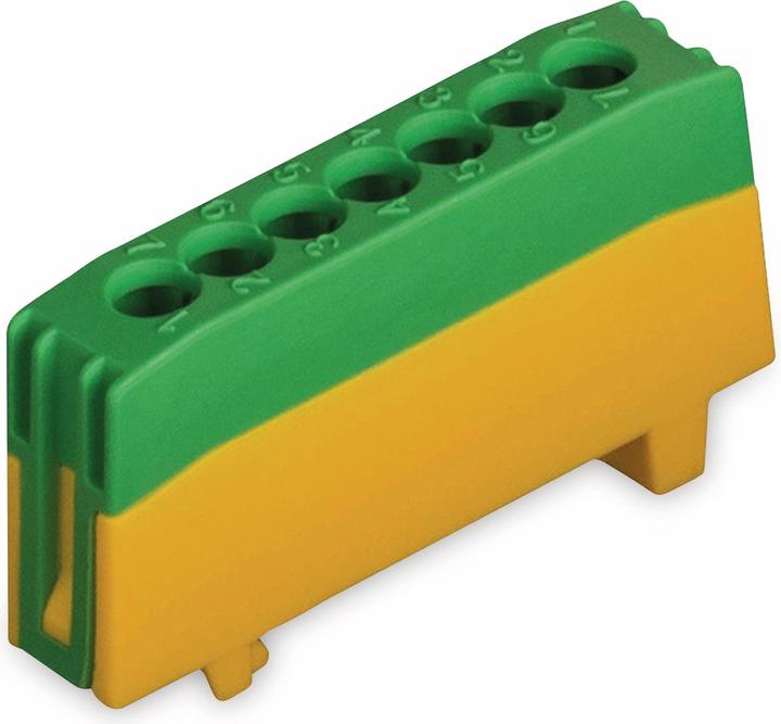 Actual product image Pollmann Distribution terminal PE7-F2 green Protective earth terminal 7x16mm² 202026
