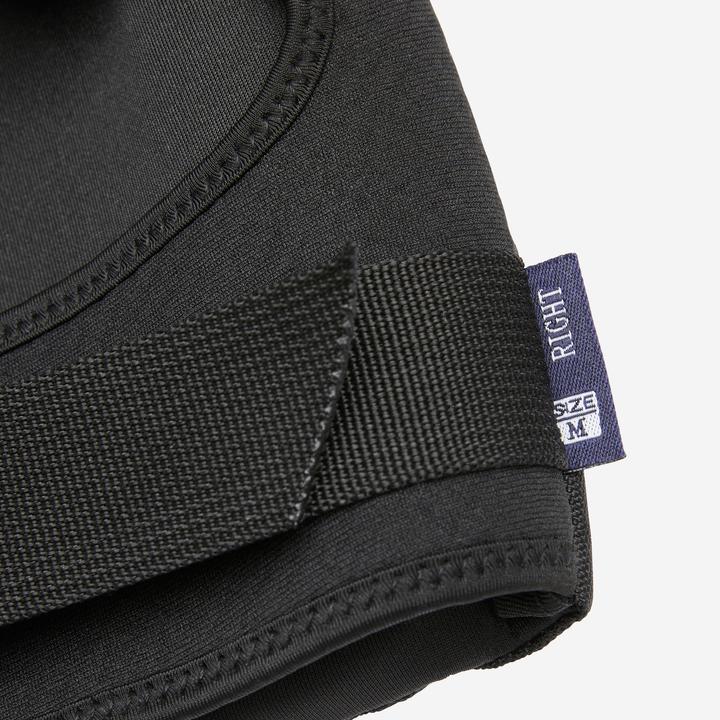 Actual product image Decathlon Adult 3-Piece Skateboarding Protector Set Pad500 Black (XL)