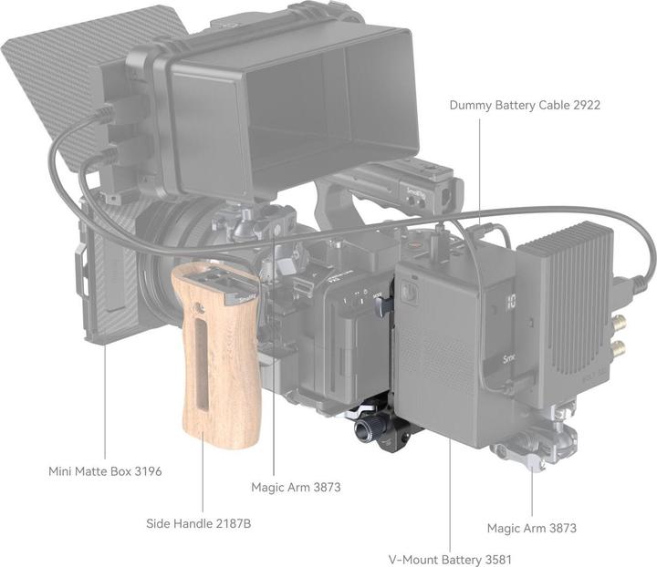 Produktbild SmallRig Compact V-Mount Battery Mounting System (Diverses Video Zubehör)