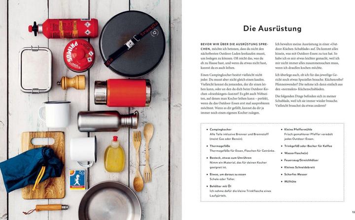 Produktbild Nachhaltig Kochen für draussen und unterwegs (Deutsch, Hanna Olvenmark, 2024)
