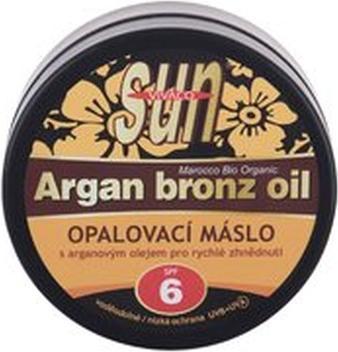 Actual product image Vivapharm Sun Argan Bronz Oil Tanning Butter (Suntan cream, Up to SPF 10, 200 ml, 150 g)