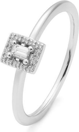 Actual product image Breuning RING - BRILL. 0,146 Ct. G/if (48, 585/14 K Gold)