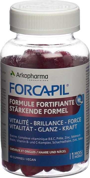 Actual product image Arkopharma Forcapil Gummies Haare und Nägel (60 Piece, Gummies, 192 g)