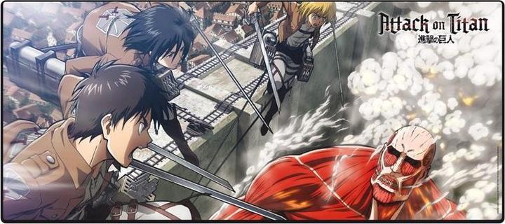 Actual product image ABYstyle Attack on Titan - Eren vs Colossus Titan (XXL)