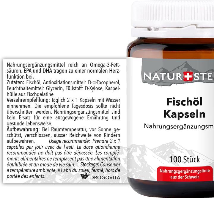 Produktbild Naturstein Fischöl (100 Stück, Kapseln, 168 g)
