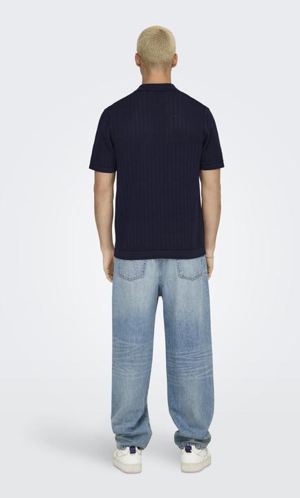 Immagine prodotto Only & Sons ONSMOON Gestricktes Polo-Hemd Polo (L)