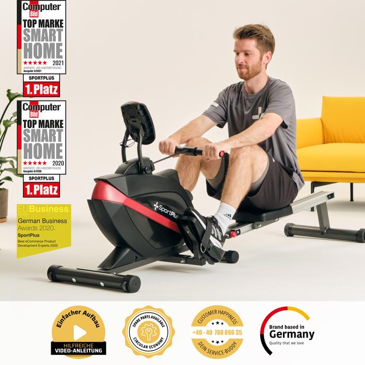 Actual product image Sportplus Rowing machine