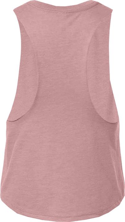 Actual product image Bella Canvas Womens/Ladies Racerback Cropped Sleeveless Tank Top (L)