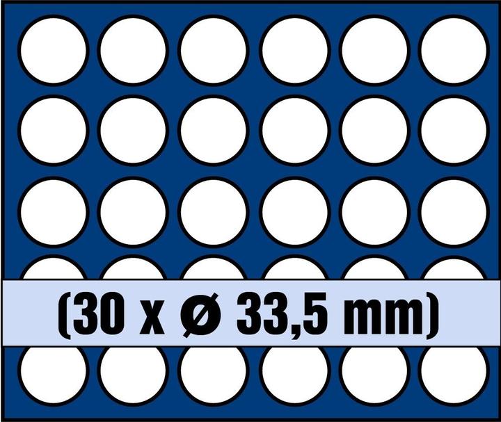 Image du produit Safe Tableau pour 30 pièces de monnaie jusqu'à 33,5 mm Ø