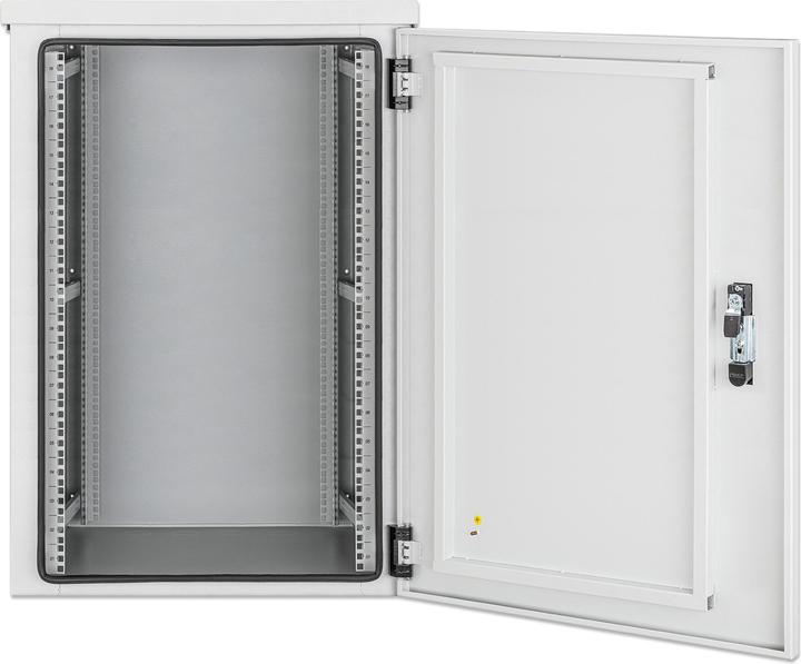 Produktbild Intellinet Industrieller IP55 19" Wandverteiler mit integrierten Lüftern, 12 HE (12 HE, 19 Zoll Rack)