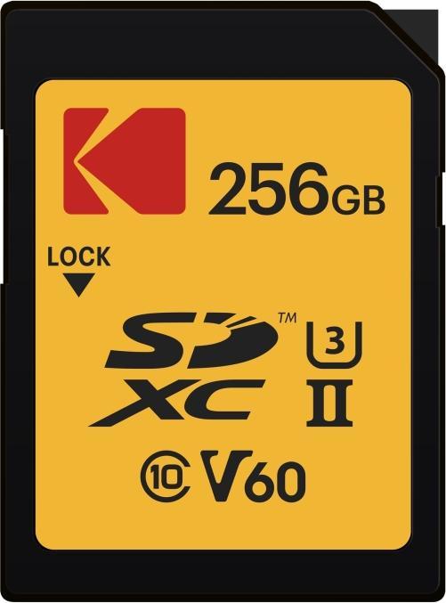 Kodak SD 256GB UHS-II U3 V60 Ultra Pro (256 GB, SD, U3, UHS-II)