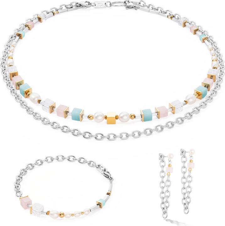 Produktbild Coeur de Lion Cool Romantic Cubes & Pearls Bicolor