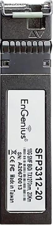 Productafbeelding EnGenius SFP-module 10G enkel-Mode glasvezel BiDi 20km Tx1270nm/Rx1330nm, SFP3312-20A