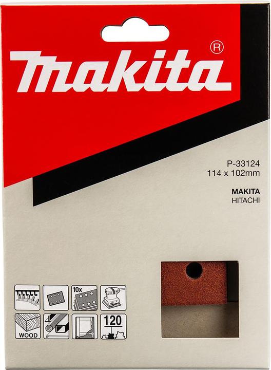 Actual product image Makita Orbital sandpaper (120)