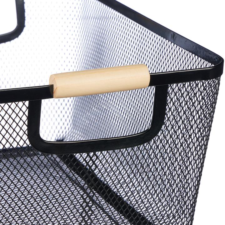 Actual product image Relaxdays Wire basket (1 x, 37 x 22.5 x 16.5 cm)