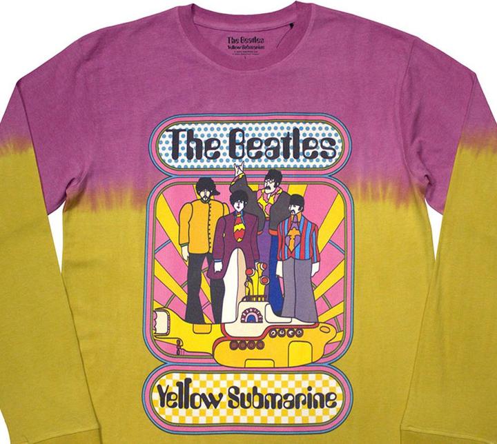 Immagine prodotto The Beatles Yellow Submarine Maglietta Telaio a Fascia Manica Lunga Adulto Unisex (XXL)
