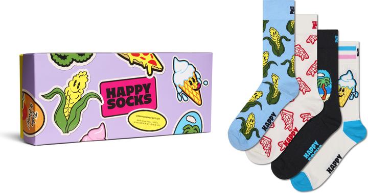 Image du produit Happy Socks Corny Summer (paquet de 4, 41 - 46)