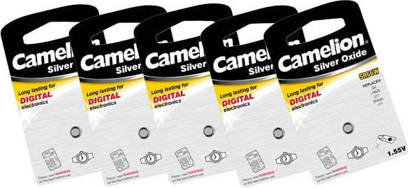 Produktbild Camelion Batterie SR44 Silber Oxid ( 5 Stück) (5 Stk., 28L, 159 mAh)