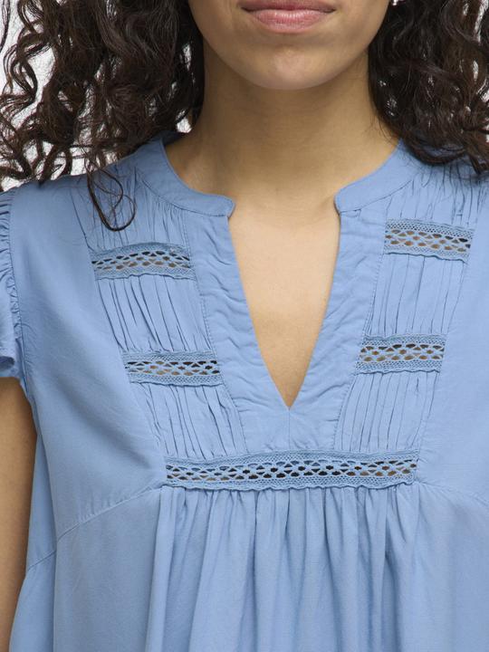 Actual product image Vila VIVISIA V-Ausschnitt Oberteil mit angeschnittenen Ärmeln (34)