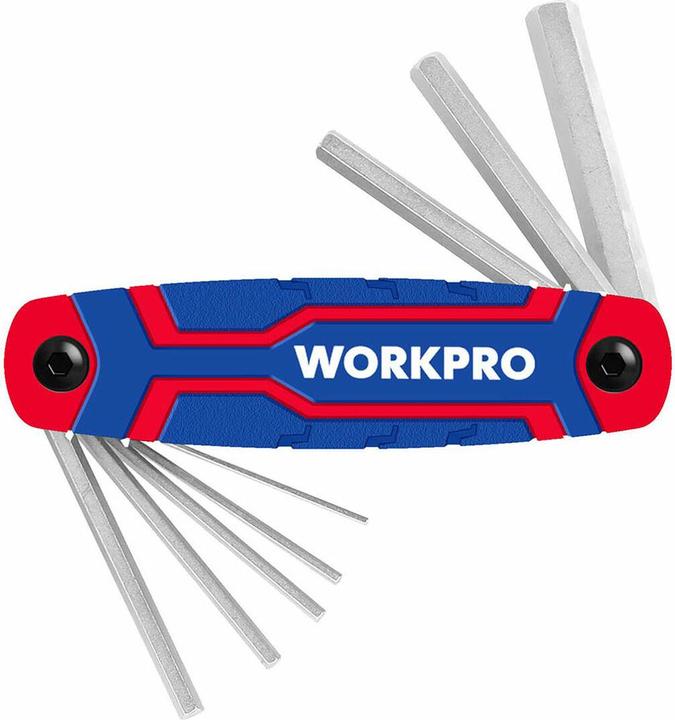 Produktbild Workpro Aussen-Sechskant Sechskantschlüssel 1.5 mm, 2.0 mm, 2.5 mm, 3.0 mm, 4.0
