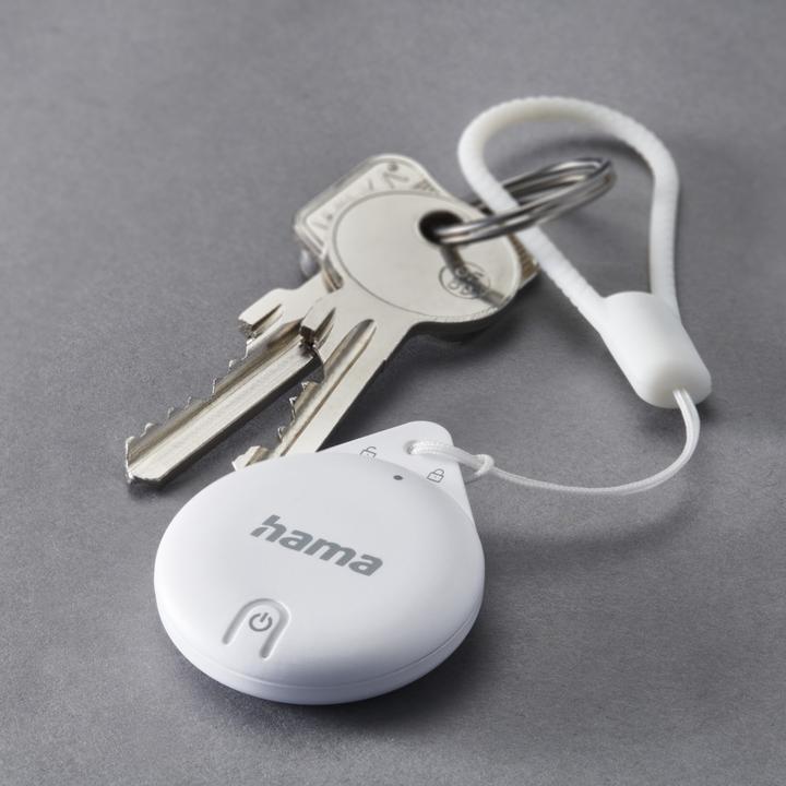 Produktbild Hama 185815 Schlüsselfinder Bluetooth f. Apple Weiss 4 St. Set (iOS)