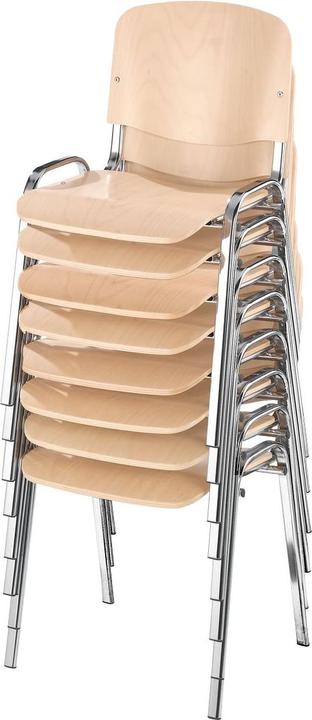 Actual product image Nowy Styl ISO Wood stacking chair