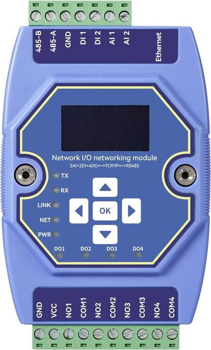 Actual product image Tru Components TC-ME31-AAAX2240 Interface module Modbus-RTU, Modbus-TCP, Modbus Gateway, DI/O (4 Ports)