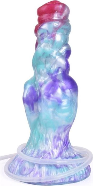 Actual product image Anal Predator Monster ejaculating dildo "Ice Dragon"