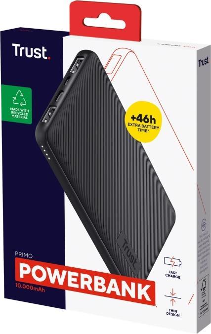 Immagine prodotto Trust Primo (10000 mAh, 15 W, 15 Wh)
