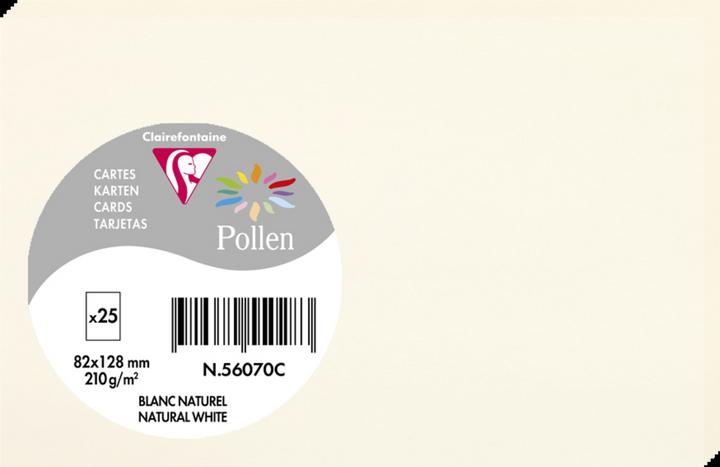 Actual product image Pollen Cards (210 g/m², 25 x, 82 x 128 mm)