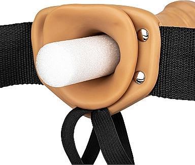 Image du produit RealRock Vibrating Hollow Strap-on No Balls - 10" / 24,5 cm
