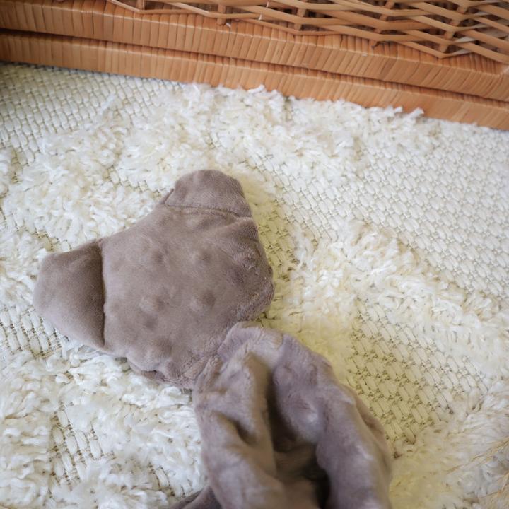 Produktbild Baby-Nest Schmusetuch |Minky|Cappuccino Bär