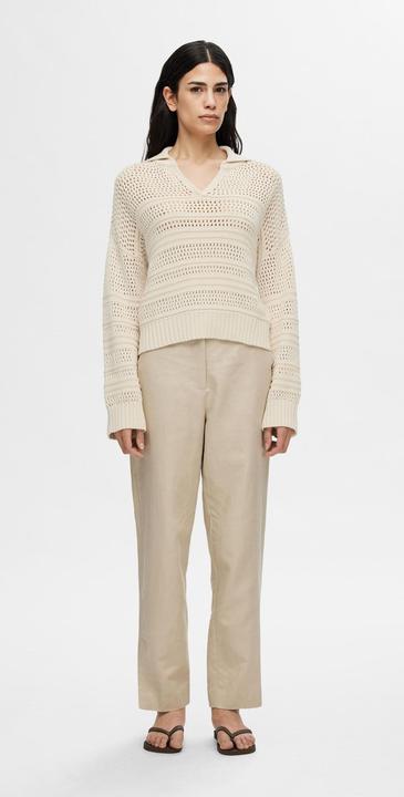 Actual product image Selected Femme Crochet-look jumper (XXL)