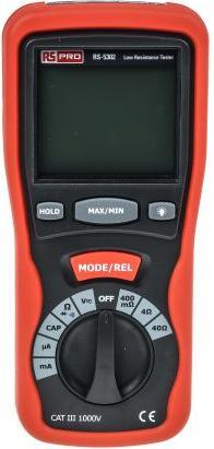 Image du produit Rs Pro DMM with Kelvin (4-wire) small resistanc (CAT III)