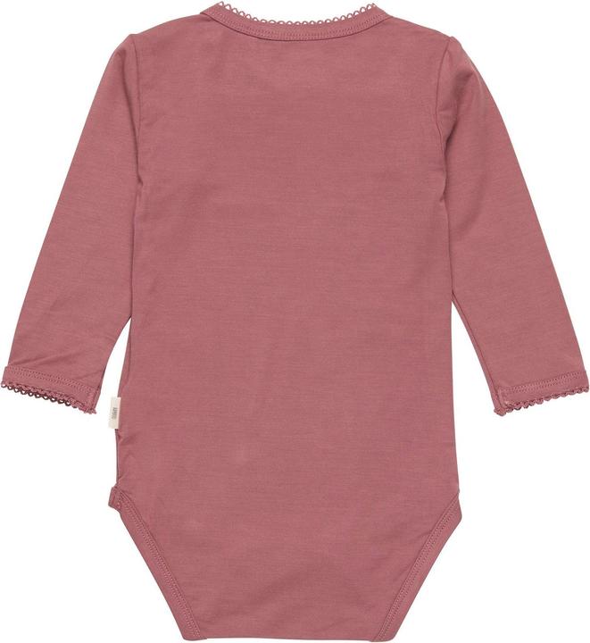 Actual product image Minymo Long sleeve bodysuit Bamboo Rose Brown Gr. 74 (74)