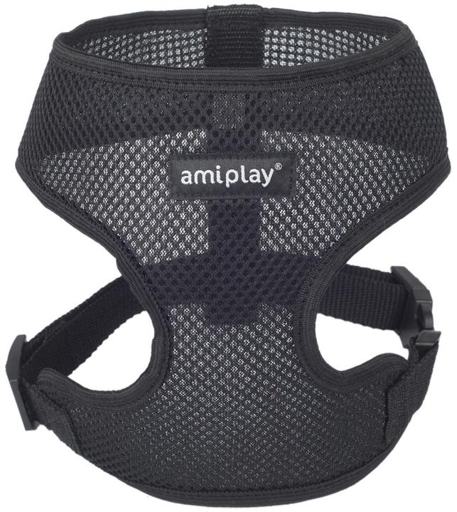 Actual product image amiplay HARNESS SCOUT AIR M 34X40-55 CM BLACK (M, Dog, General)