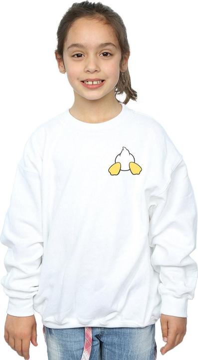 Immagine prodotto Disney Donald Duck Backside Breast Print Felpa Ragazze (140, 146)