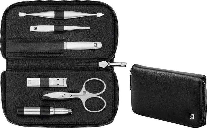 Produktbild Zwilling TWINOX Reissverschlussetui, 6-tlg | Leder | Schwarz