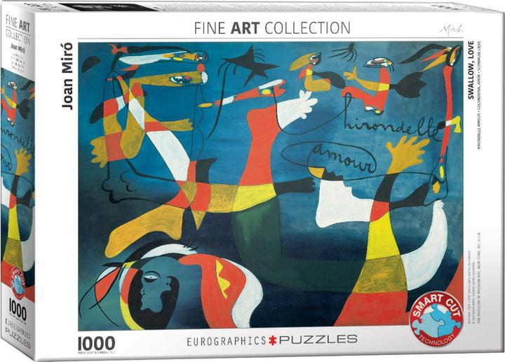 Produktbild Eurographics Schwalbe Liebe von Joan Mirà (1000 Teile)