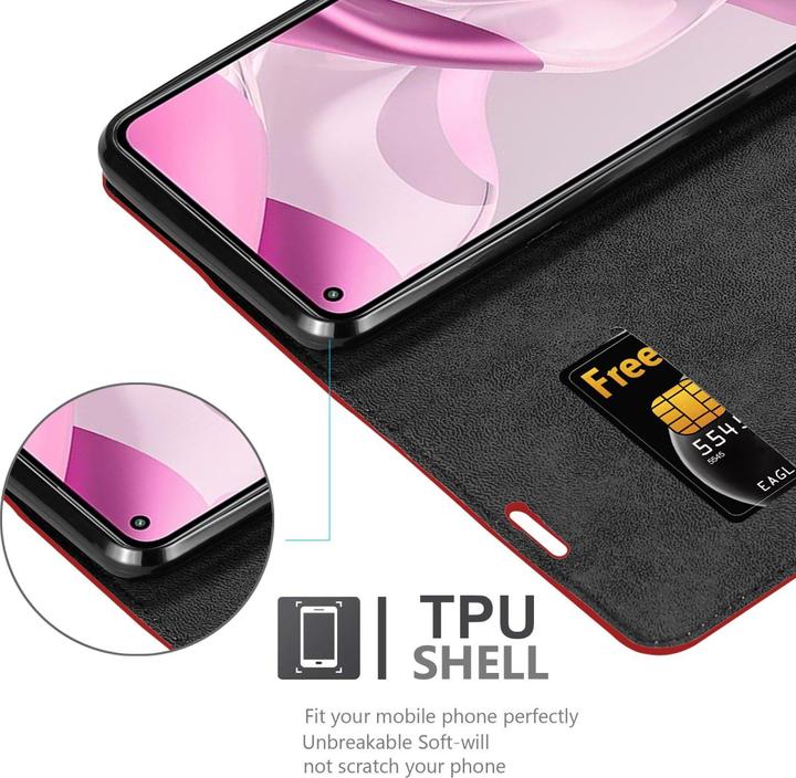 Immagine prodotto Cadorabo Libro Invis. Coperchio magnetico (Xiaomi Mi 11 Lite, Xiaomi Mi 11 Lite 5G, Xiaomi Mi 11 Lite 5G NE)