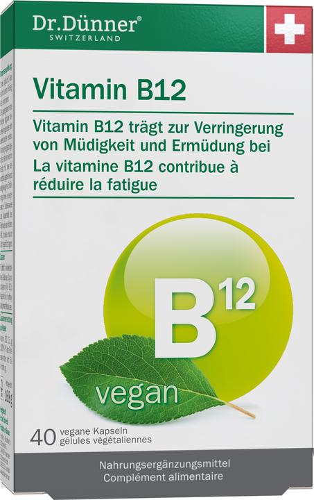 Actual product image Dr. Dünner Vitamin B12 (40 Piece, Capsules, 35 g)