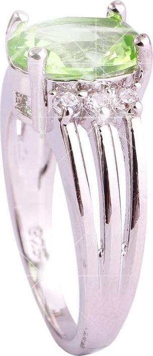 Produktbild Hermex versilberter Ring mit Amethyst / Zirkonia - Gr. 56 / Size 8 (8)