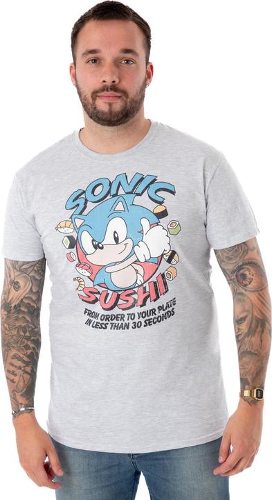 Immagine prodotto Sonic The Hedgehog Maglietta Sushi Maniche Corte Uomo (L)